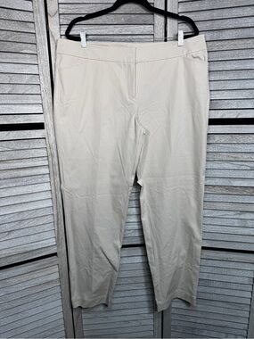 NWT Eileen Fisher XL Bone Ankle Pant Organic Cotton